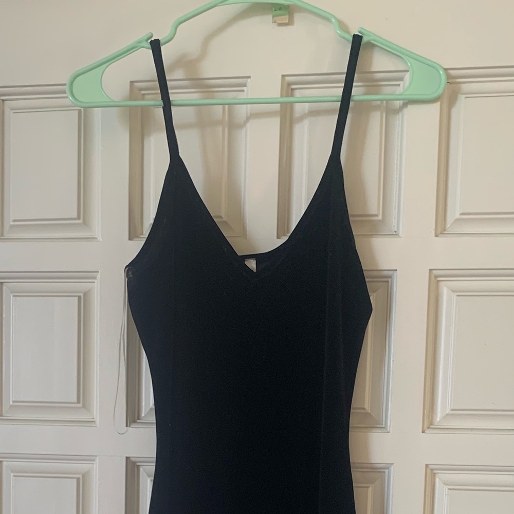 Little Black Dress-hourglass fit. Velvet material